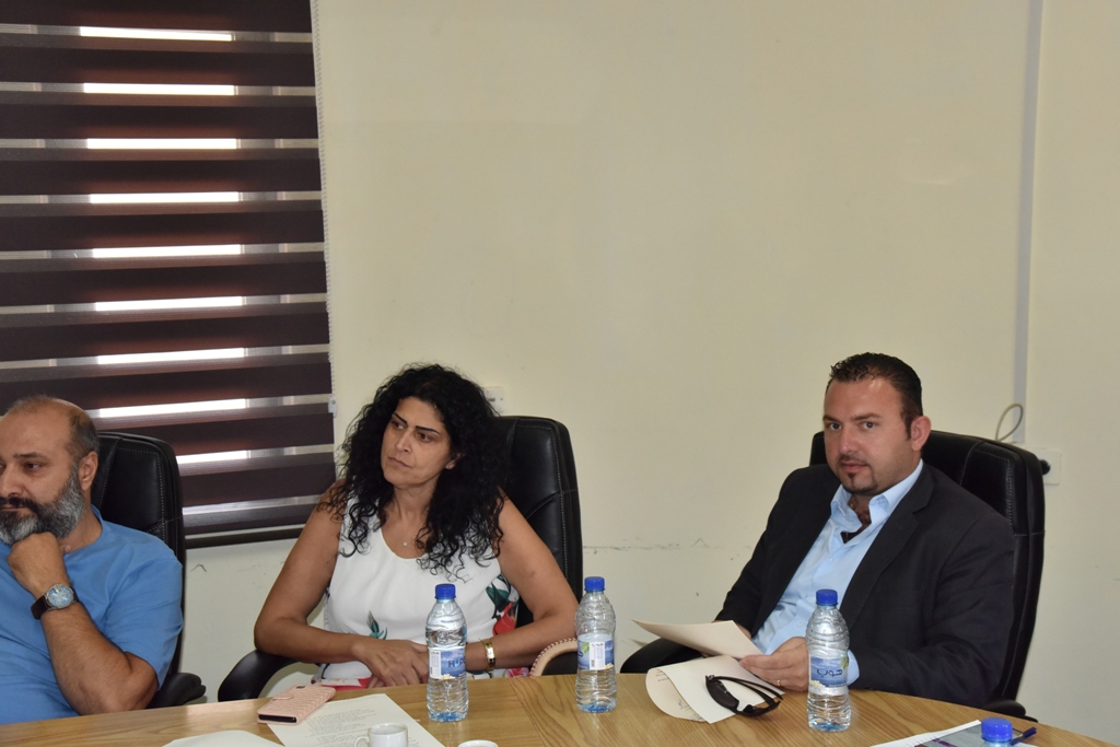 اجتماع في بلدية بيت لحم للوقوف على اخر المستجدات حول بيت لحم عاصمة الثقافة العربية ٢٠٢٠ 