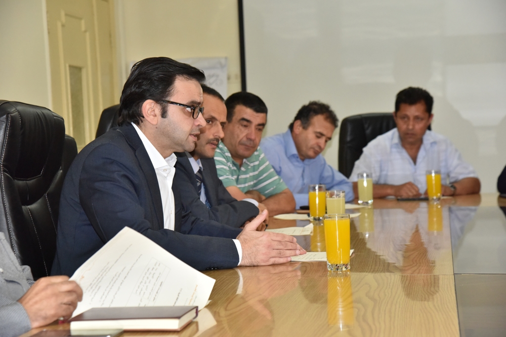 اجتماع في بلدية بيت لحم للوقوف على اخر المستجدات حول بيت لحم عاصمة الثقافة العربية ٢٠٢٠ 