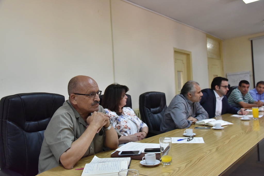 اجتماع في بلدية بيت لحم للوقوف على اخر المستجدات حول بيت لحم عاصمة الثقافة العربية ٢٠٢٠ 