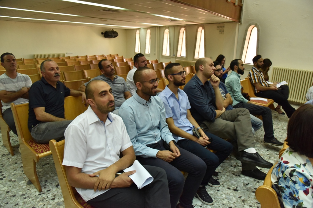 ورشة عمل في بلدية بيت لحم مع صناع القرار والجهات المسؤولة عن ادارة وتنفيذ المشاريع المقترحة لإعادة إحياء شارع النجمة