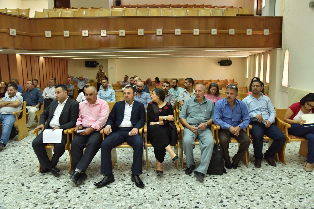 ورشة عمل في بلدية بيت لحم مع صناع القرار والجهات المسؤولة عن ادارة وتنفيذ المشاريع المقترحة لإعادة إحياء شارع النجمة