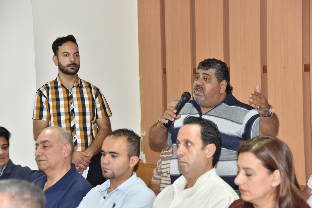 ورشة عمل في بلدية بيت لحم مع صناع القرار والجهات المسؤولة عن ادارة وتنفيذ المشاريع المقترحة لإعادة إحياء شارع النجمة