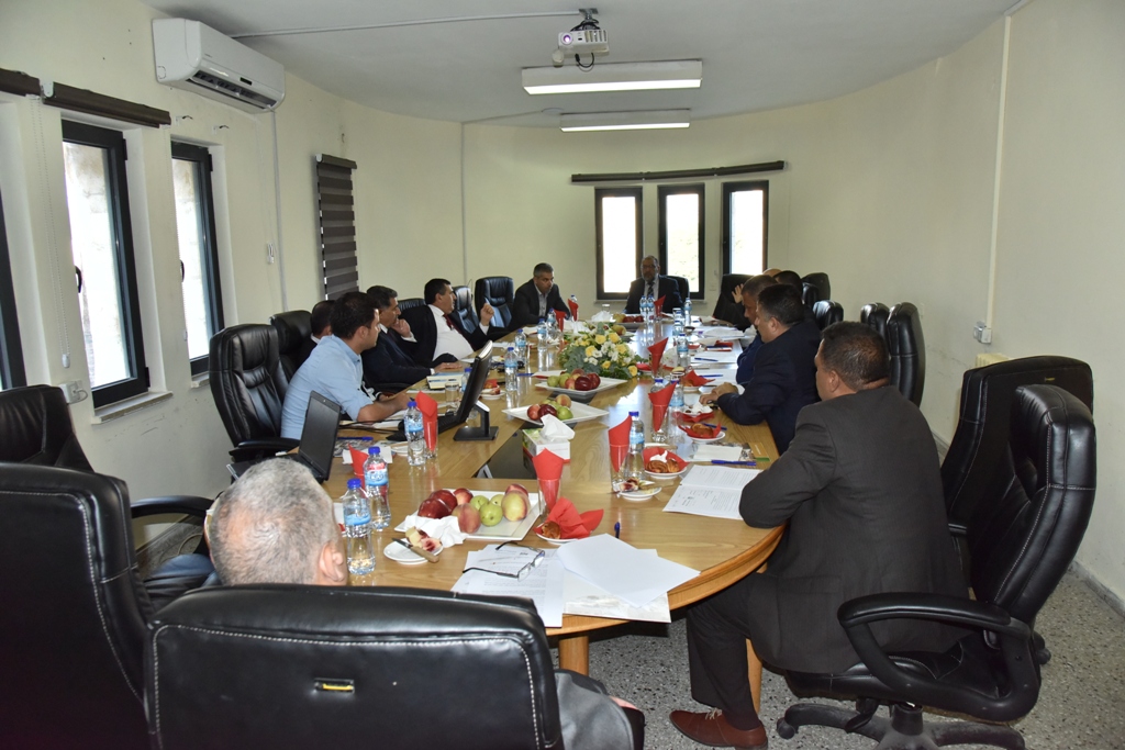 إجتماع للهيئة التنفيذية للإتحاد الفلسطيني للهيئات المحلية في بلدية بيت لحم 