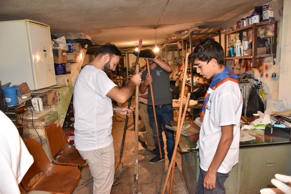 حملة تطوعية لتنظيف الأماكن السياحية والأثرية في بيت لحم تحت عنوان  (معا من أجل مدينة نظيفة وحضارية) 