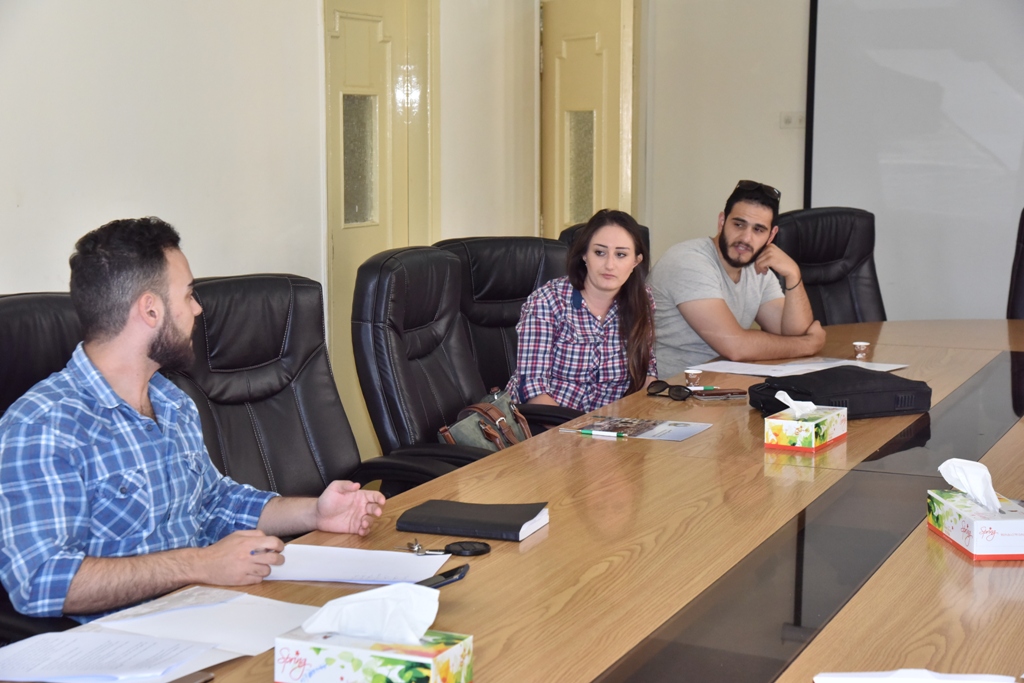 لقاء للصحافة في بلدية بيت لحم حول حملة بيت لحم نظيفة وخضراء 