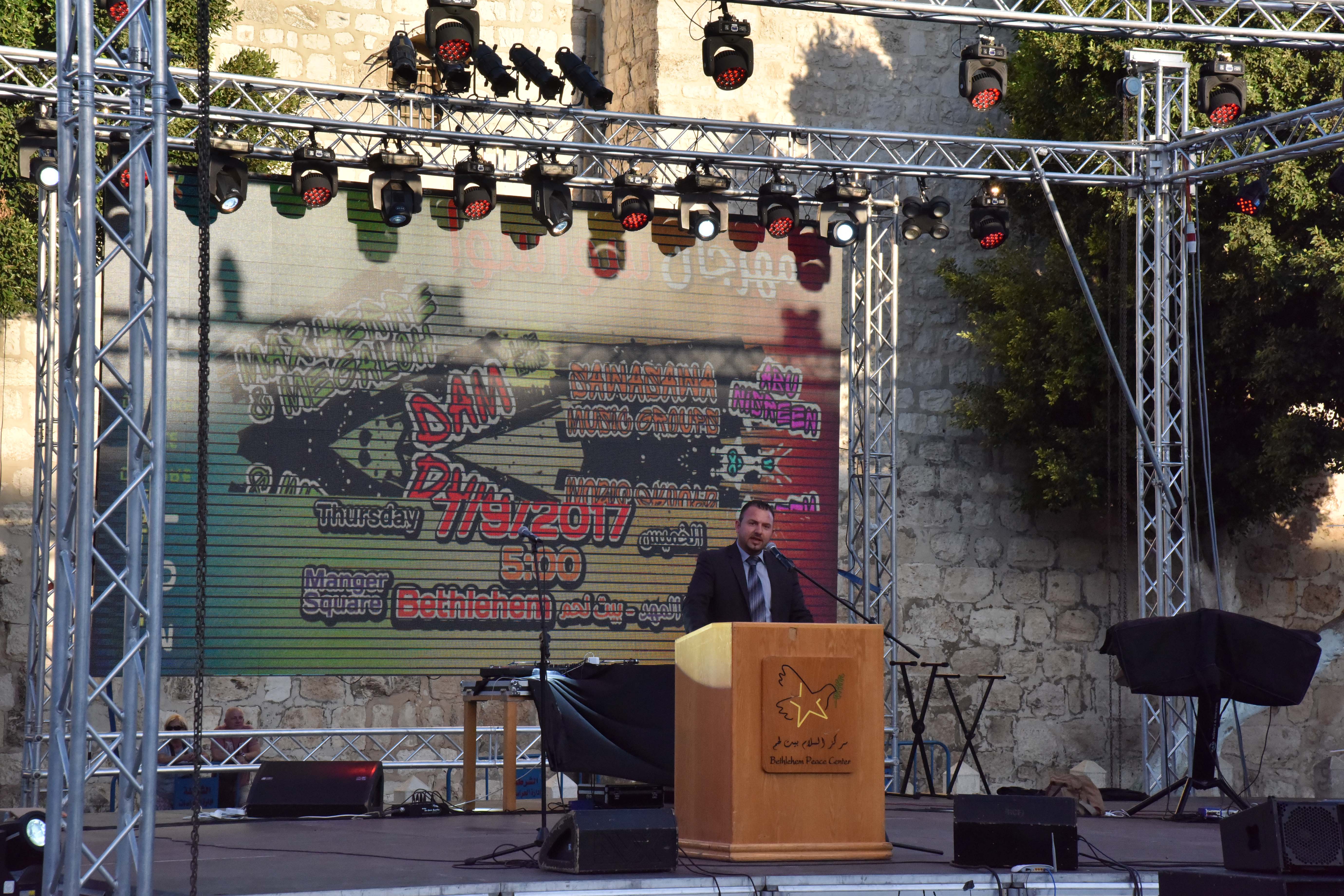 افتتاح مهرجان سوا سوا 2017 من ساحة المهد بيت لحم 