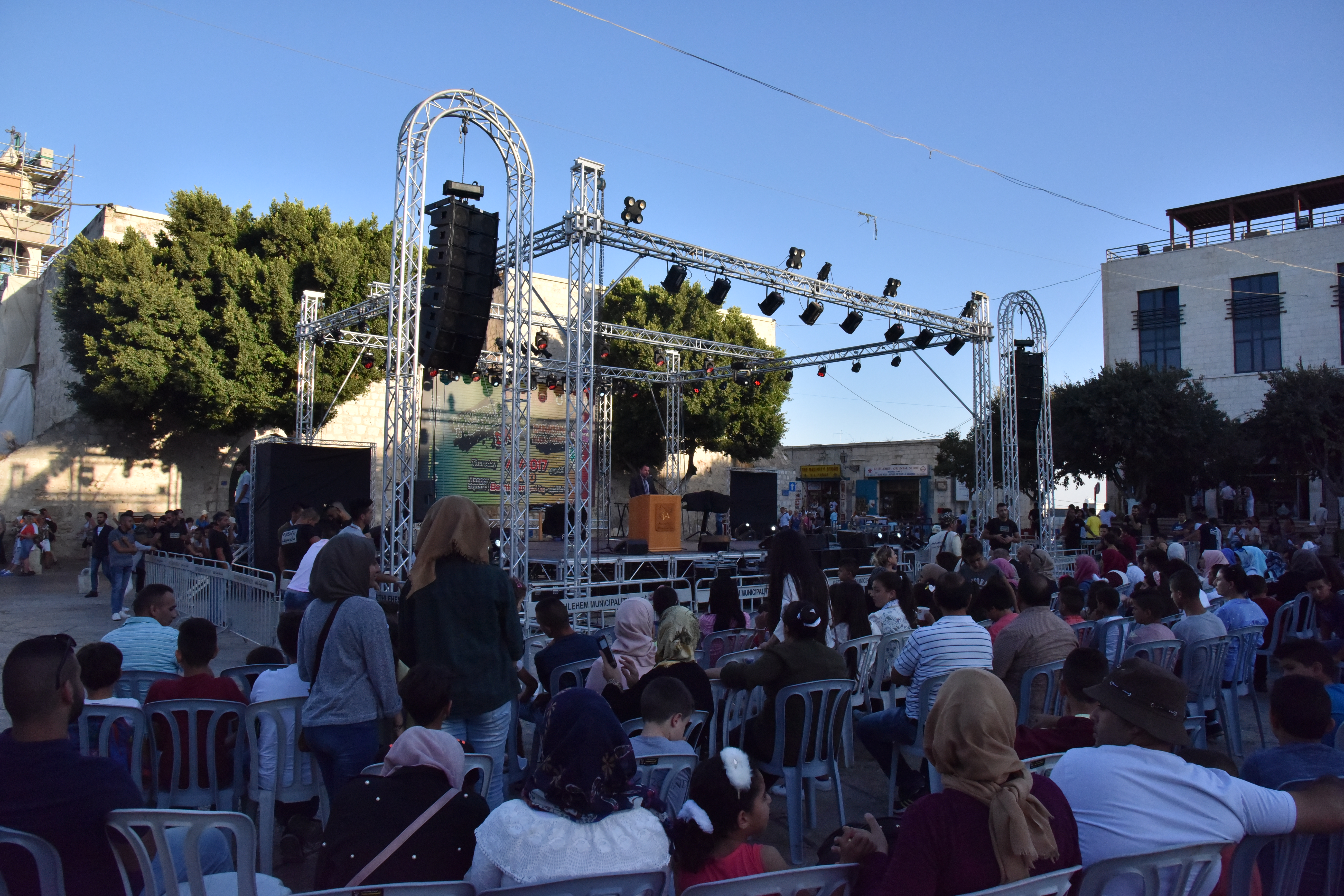 افتتاح مهرجان سوا سوا 2017 من ساحة المهد بيت لحم 