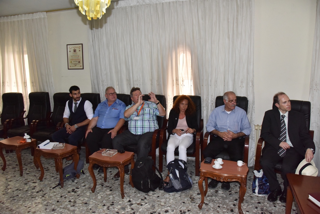 رئيس بلدية بيت لحم يلتقي وفدا ألمانيا ممثلا عن الوزارة الفدرالية للتعاون الإقتصادي والتنمية ومؤسسة Global Engagement