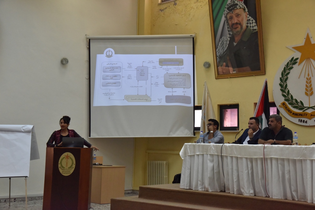 لجنة التخطيط الإستراتيجي تعقد ورشة عمل لجميع مدراء الدوائر ورؤساء الأقسام بهدف استعراض مراحل اعداد الخطة التنموية الإستراتيجية لمدينة بيت لحم 2018-2021