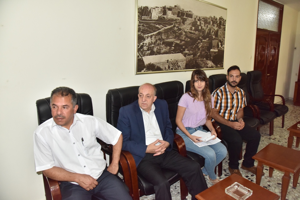 رئيس بلدية بيت لحم يلتقي وفدا ألمانيا ممثلا عن الوزارة الفدرالية للتعاون الإقتصادي والتنمية ومؤسسة Global Engagement