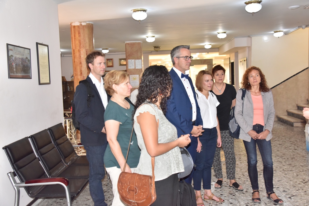 حنانيا يستقبل رئيس بلدية ينا ونائب رئيس بلدية كولون