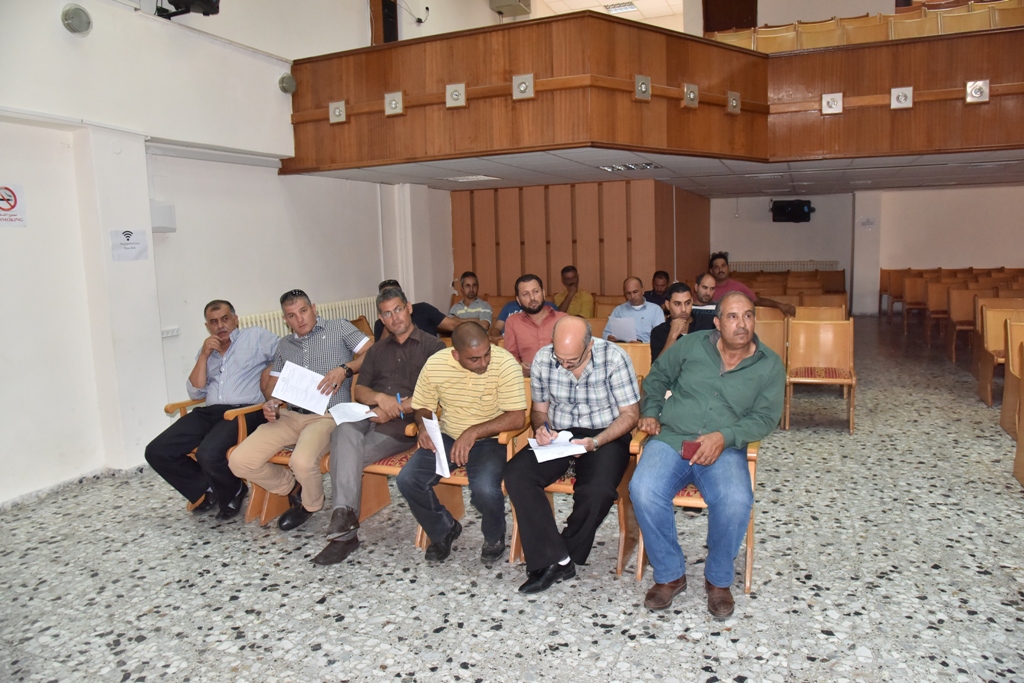  اجتماع أعضاء لجنة التخطيط الإستراتيجي مع دائرتي الصحة والهندسة 