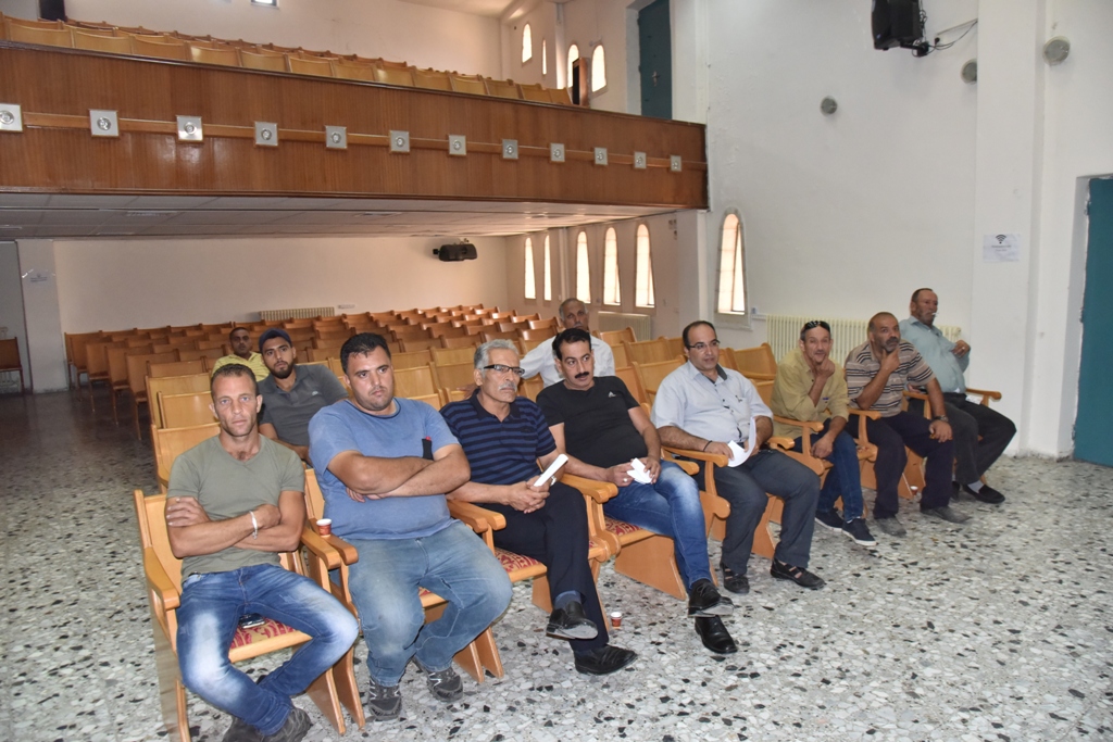  اجتماع أعضاء لجنة التخطيط الإستراتيجي مع دائرتي الصحة والهندسة 