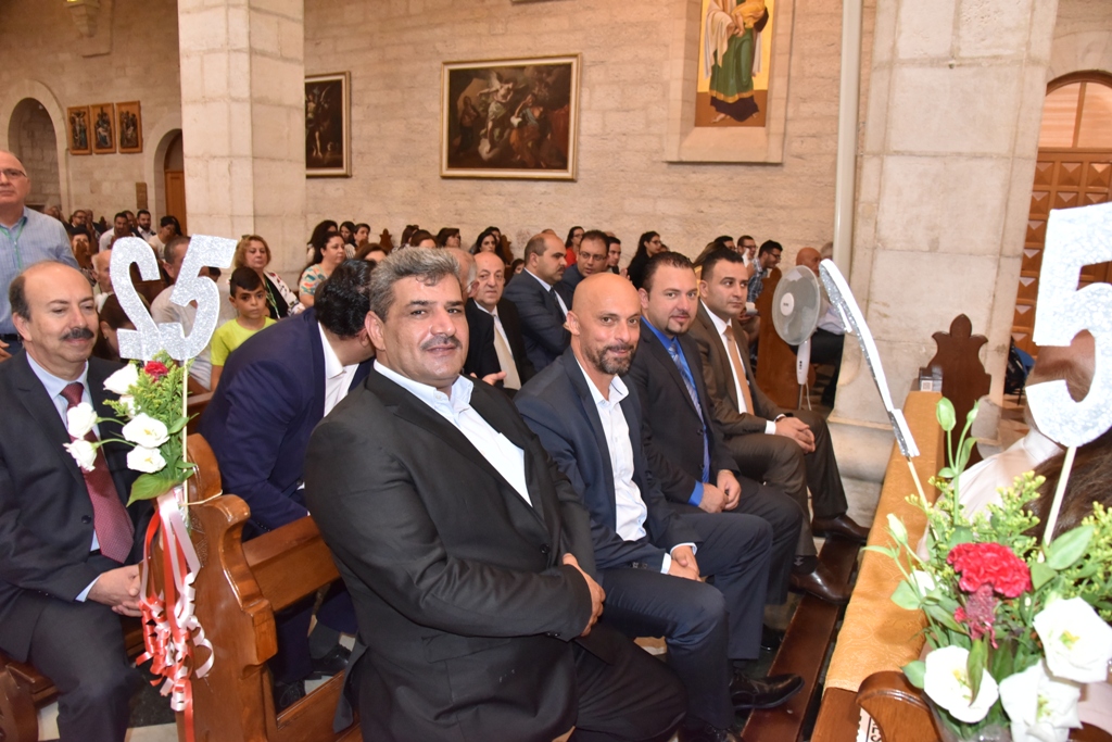 سلمان يمنح الاب فلتس مواطنة الشرف لمدينة بيت لحم في احتفال اليوبيل الفضي لرسامته الكهنوتية 