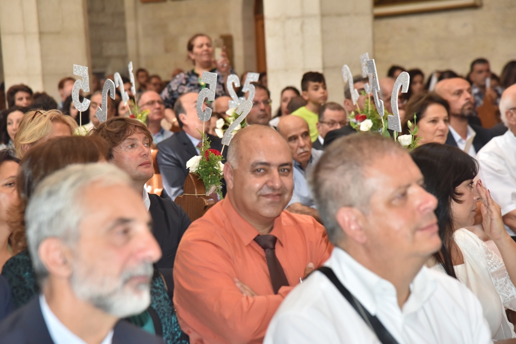 سلمان يمنح الاب فلتس مواطنة الشرف لمدينة بيت لحم في احتفال اليوبيل الفضي لرسامته الكهنوتية 