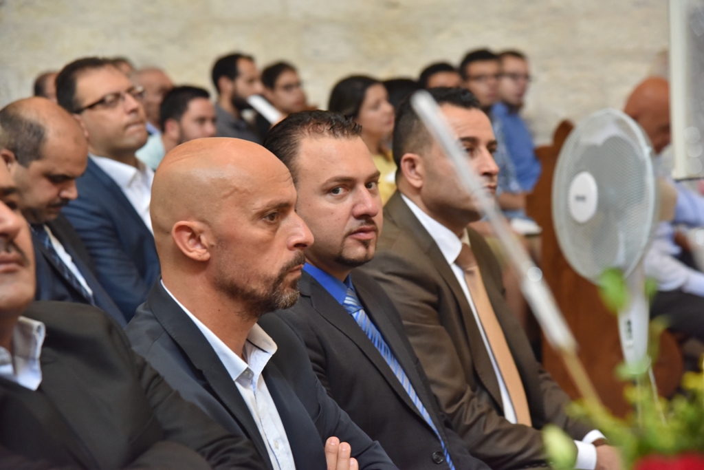 سلمان يمنح الاب فلتس مواطنة الشرف لمدينة بيت لحم في احتفال اليوبيل الفضي لرسامته الكهنوتية 