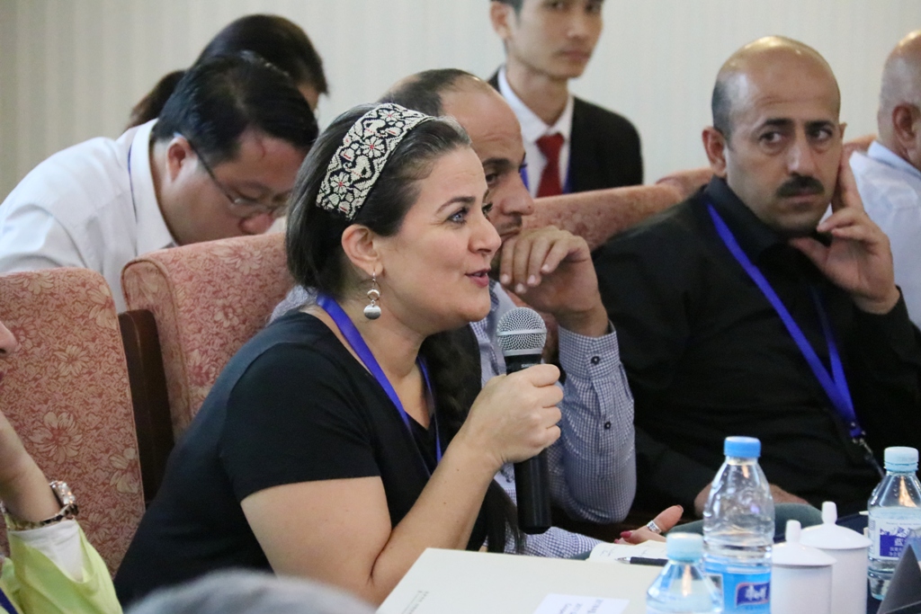 عضو مجلس بلدية بيت لحم شيرين موج تشارك في مؤتمر في الصين حول التعاون والحوكمة 