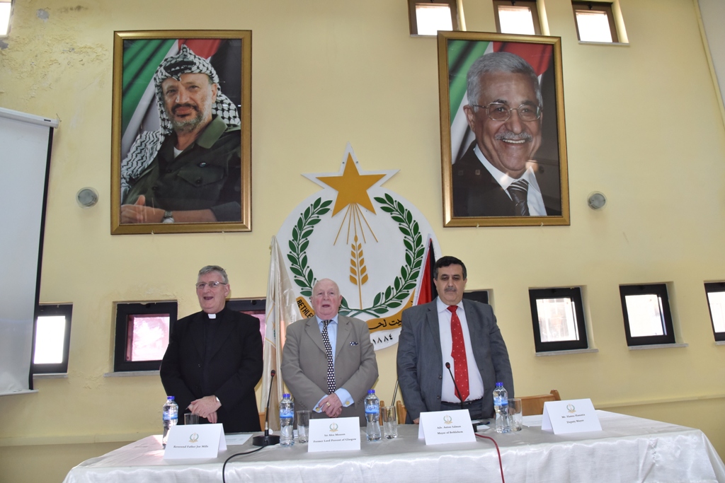  حفل في بلدية بيت لحم على شرف رئيس بلدية غلاسجو والوفد الإسكتلندي المرافق