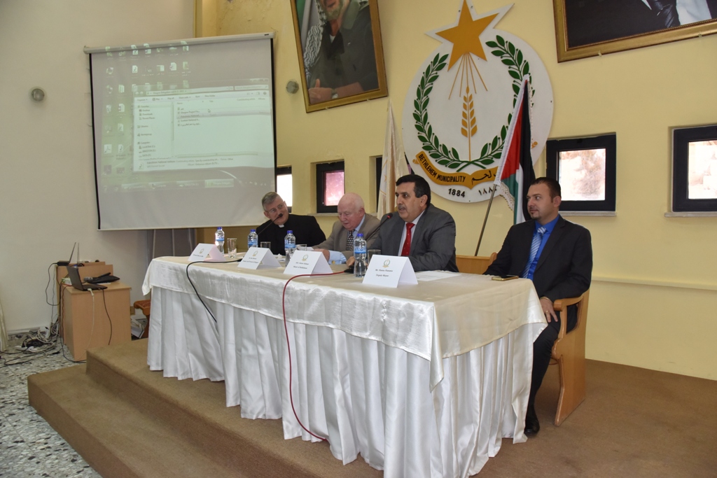  حفل في بلدية بيت لحم على شرف رئيس بلدية غلاسجو والوفد الإسكتلندي المرافق