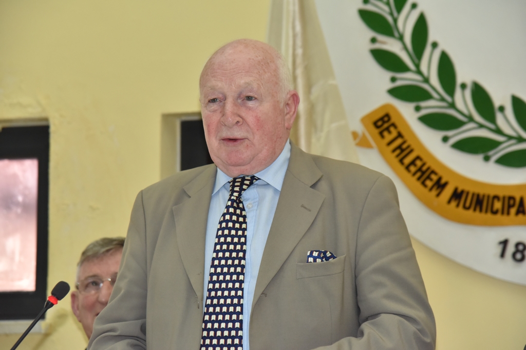  حفل في بلدية بيت لحم على شرف رئيس بلدية غلاسجو والوفد الإسكتلندي المرافق