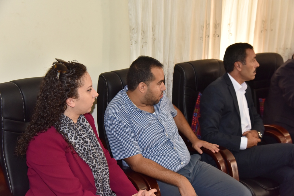 وفد من شركة إتحاد المقاولين يلتقي برئيس بلدية بيت لحم 