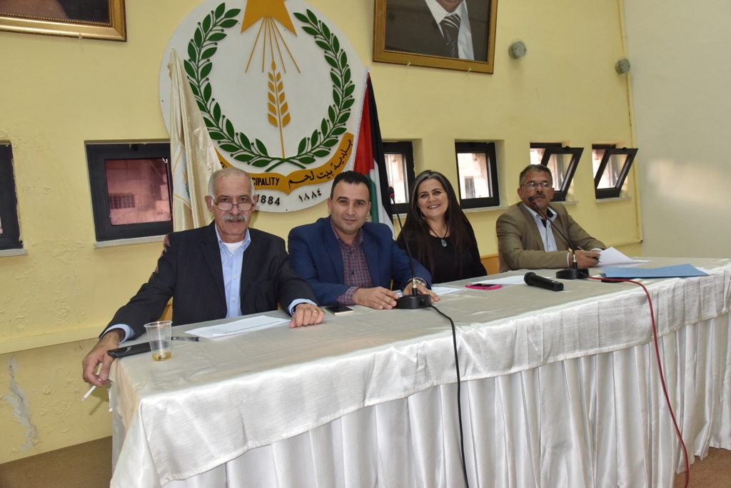 جوان حزبون رئيساً للمجلس المحلي الشبابي في مدينة بيت لحم وداود نصار نائبا له 