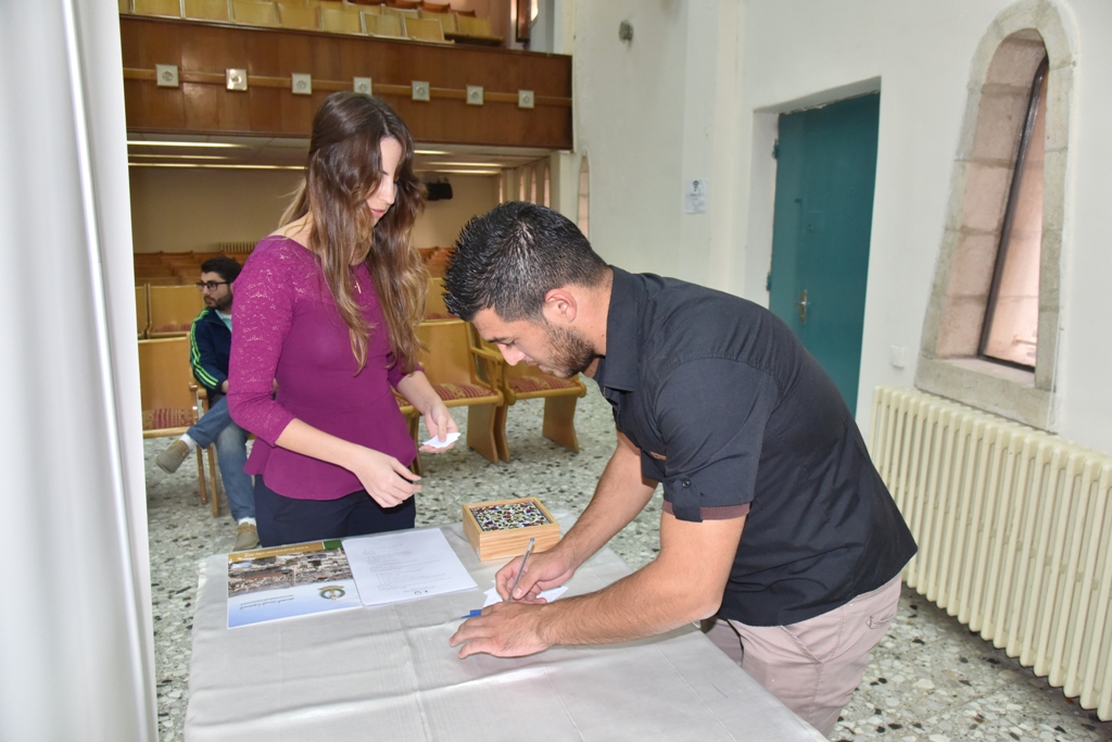 جوان حزبون رئيساً للمجلس المحلي الشبابي في مدينة بيت لحم وداود نصار نائبا له