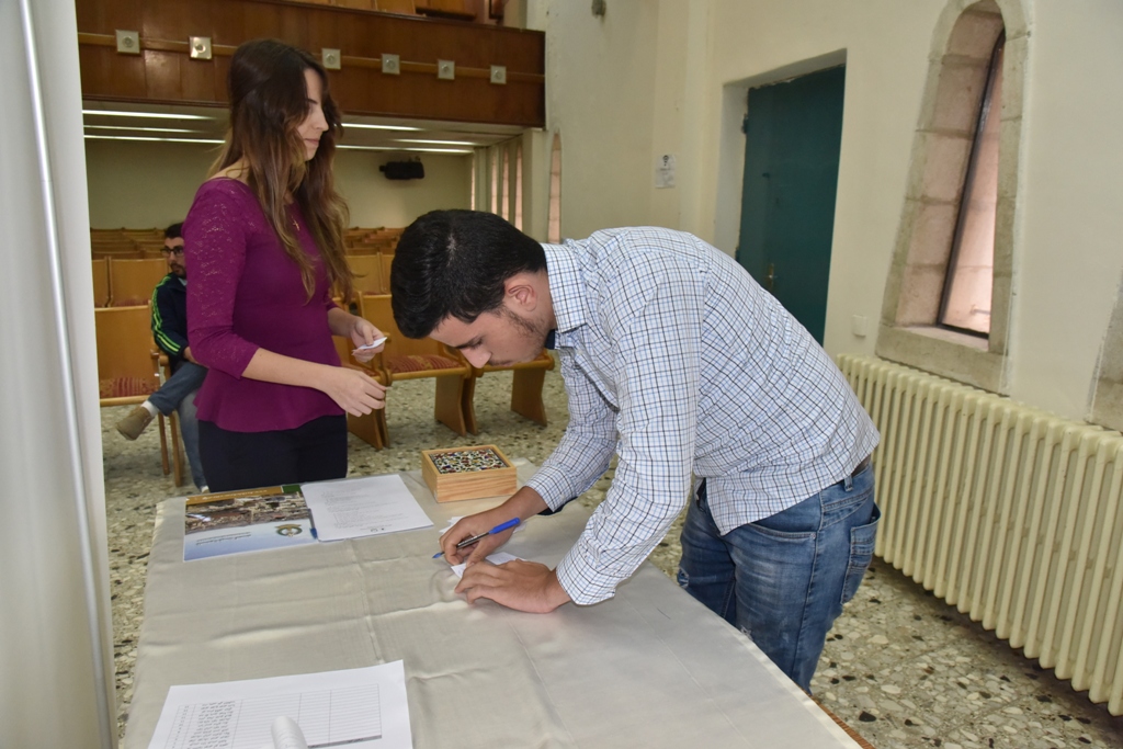 جوان حزبون رئيساً للمجلس المحلي الشبابي في مدينة بيت لحم وداود نصار نائبا له