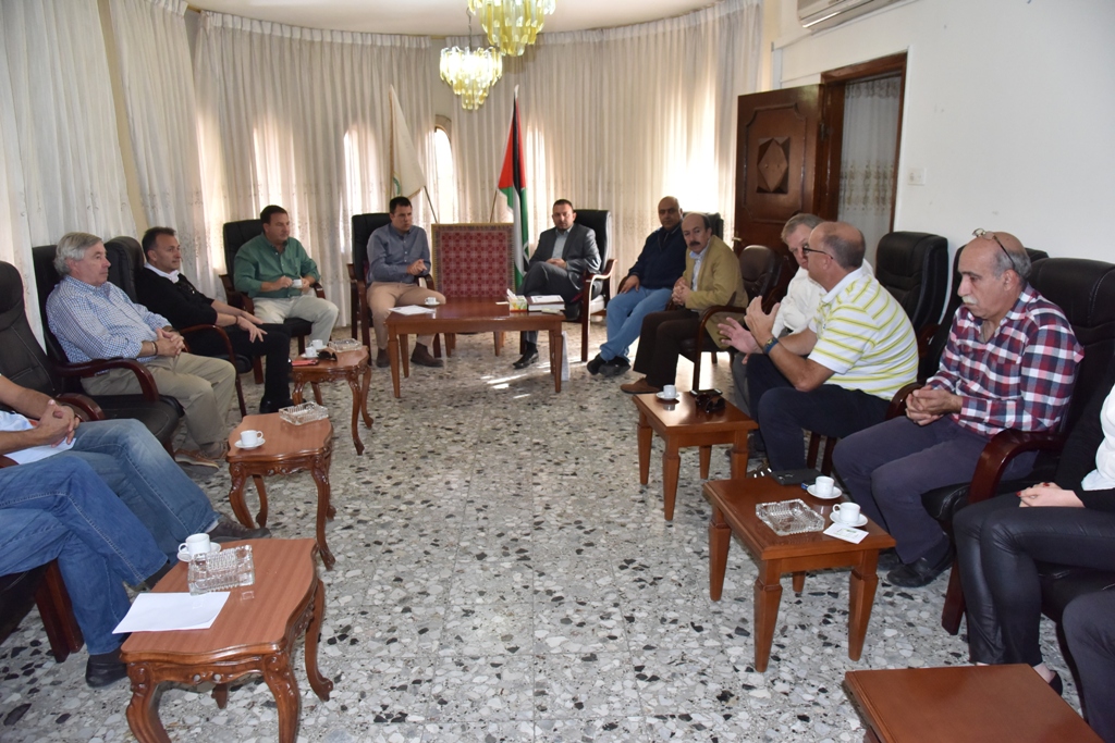 نائب رئيس بلدية بيت لحم يستقبل رئيس بلدية ويست سبرينغفيلد الأمريكية 