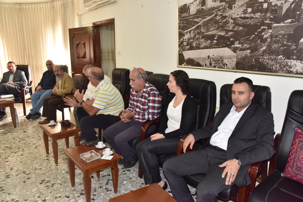 نائب رئيس بلدية بيت لحم يستقبل رئيس بلدية ويست سبرينغفيلد الأمريكية 