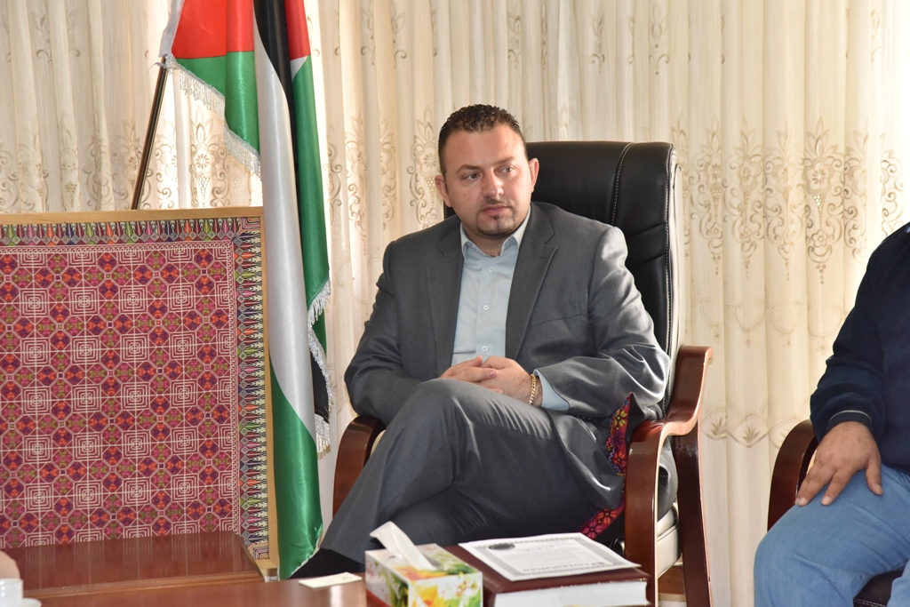 نائب رئيس بلدية بيت لحم يستقبل رئيس بلدية ويست سبرينغفيلد الأمريكية 