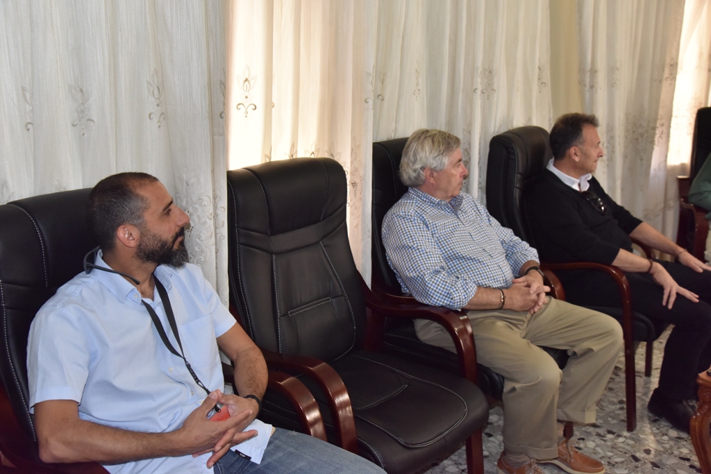 نائب رئيس بلدية بيت لحم يستقبل رئيس بلدية ويست سبرينغفيلد الأمريكية 