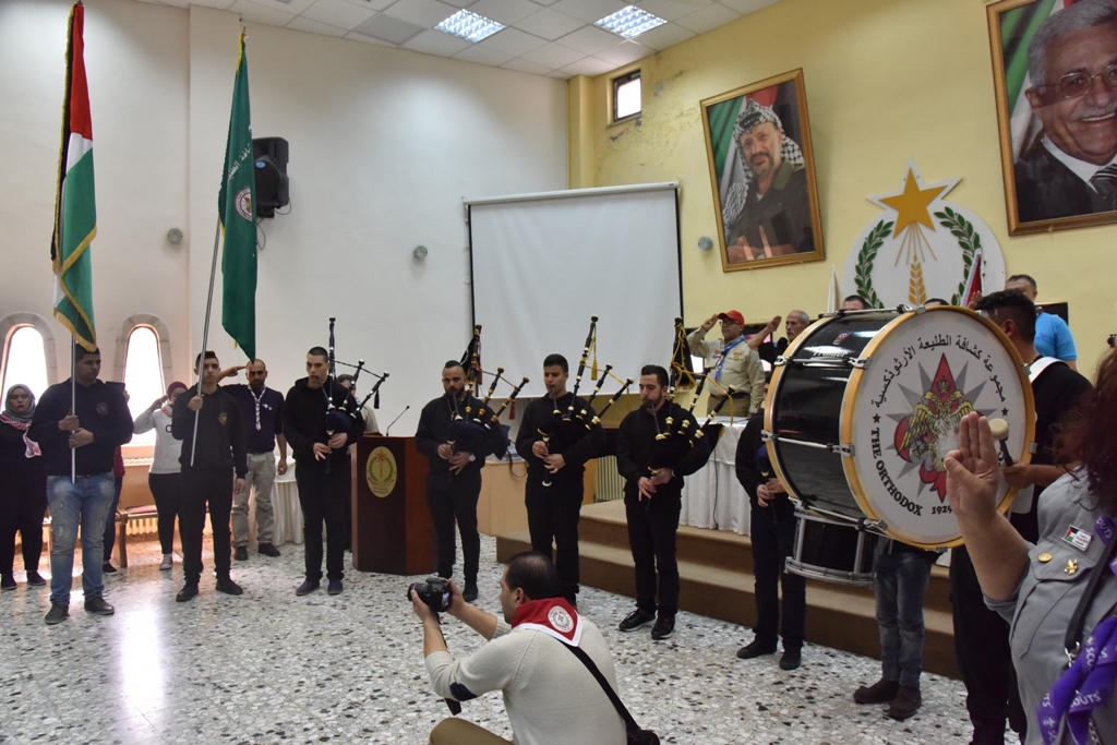 بلدية بيت لحم تستقبل مجموعات كشفية فلسطينية وعربية