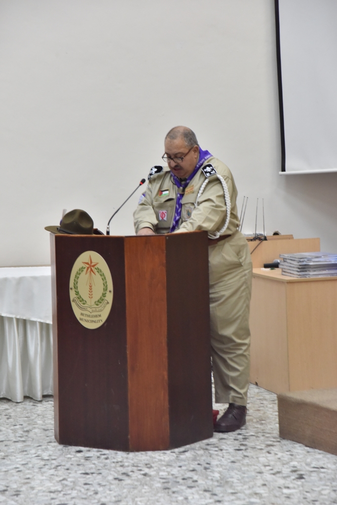 بلدية بيت لحم تستقبل مجموعات كشفية فلسطينية وعربية