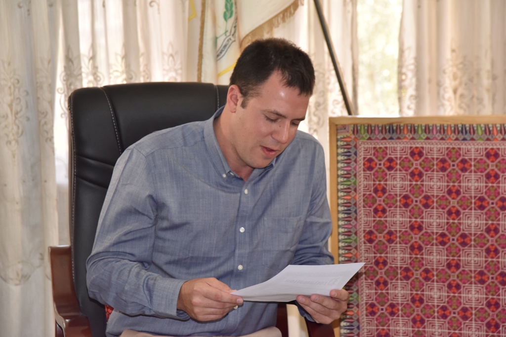 نائب رئيس بلدية بيت لحم يستقبل رئيس بلدية ويست سبرينغفيلد الأمريكية 