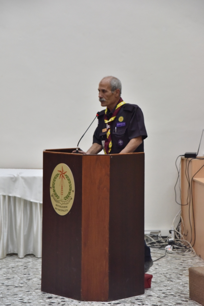 بلدية بيت لحم تستقبل مجموعات كشفية فلسطينية وعربية