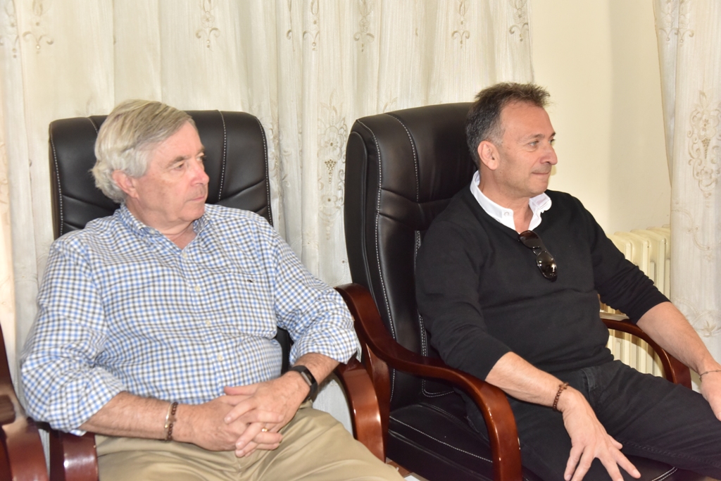 نائب رئيس بلدية بيت لحم يستقبل رئيس بلدية ويست سبرينغفيلد الأمريكية 