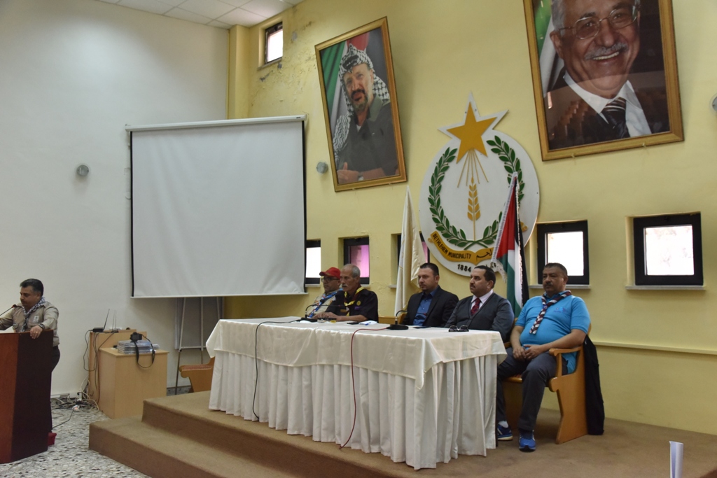 بلدية بيت لحم تستقبل مجموعات كشفية فلسطينية وعربية