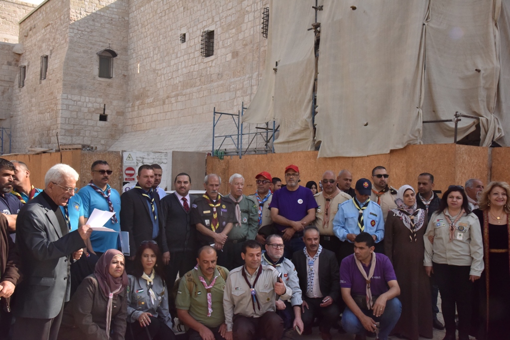 بلدية بيت لحم تستقبل مجموعات كشفية فلسطينية وعربية