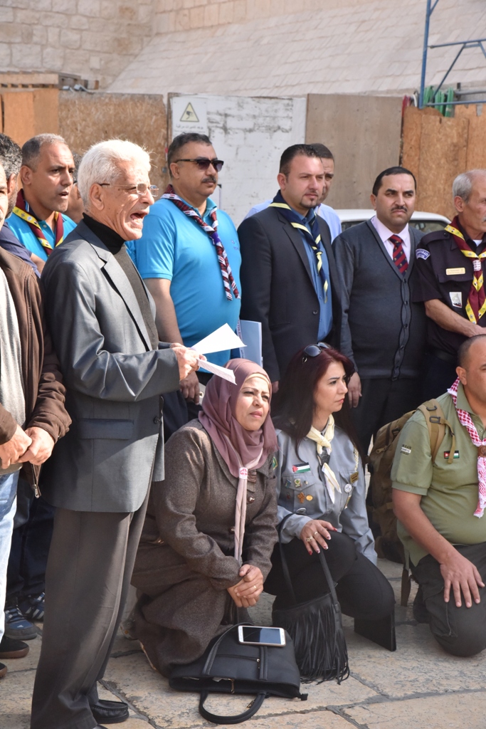 بلدية بيت لحم تستقبل مجموعات كشفية فلسطينية وعربية