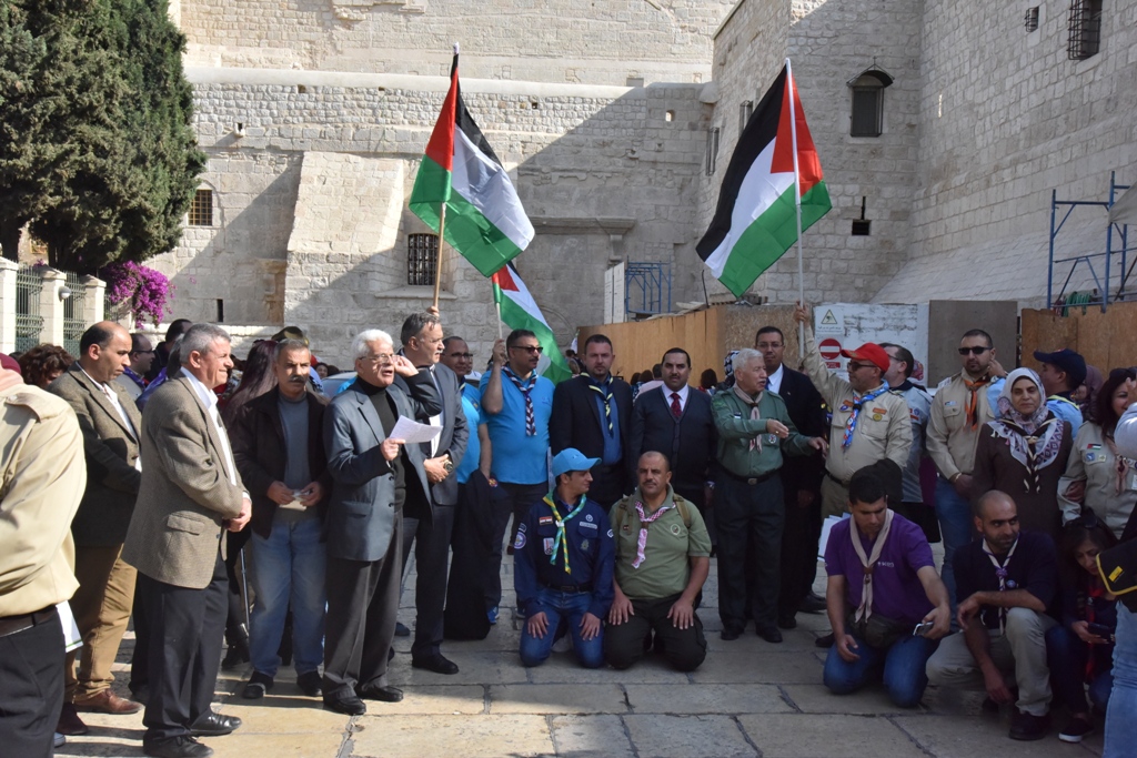 بلدية بيت لحم تستقبل مجموعات كشفية فلسطينية وعربية