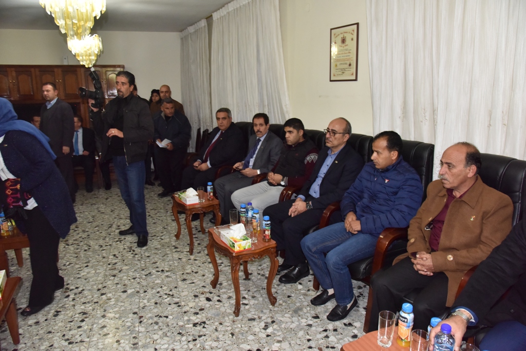 رئيس وأعضاء مجلس بلدية بيت لحم يستقبلون أمين أمانة عمان الكبرى