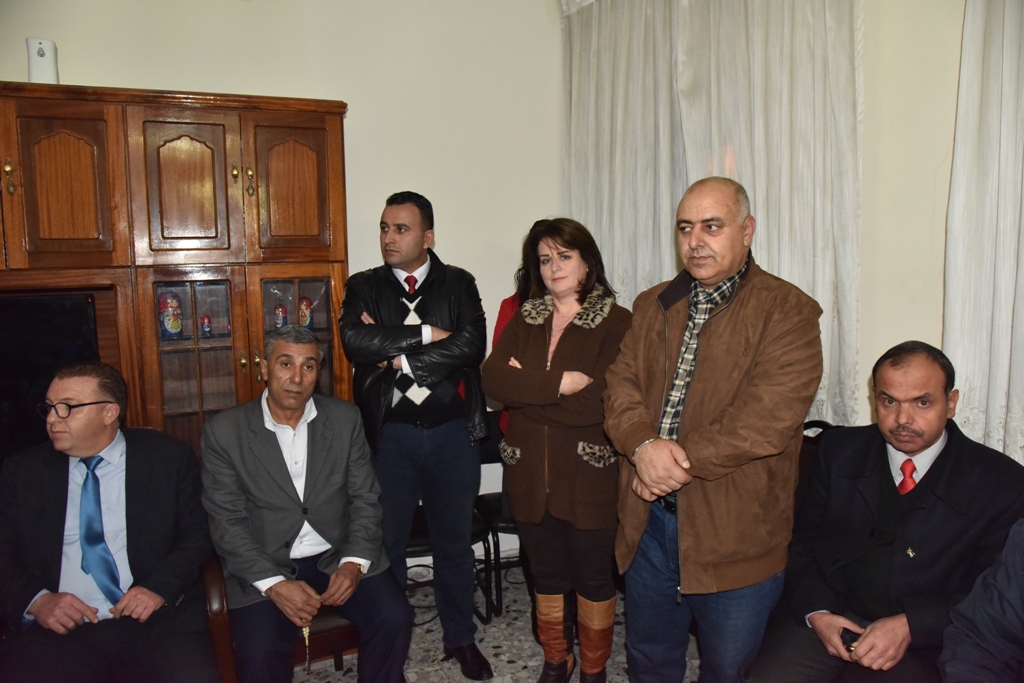 رئيس وأعضاء مجلس بلدية بيت لحم يستقبلون أمين أمانة عمان الكبرى