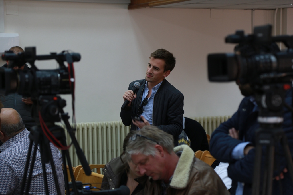 مؤتمر صحفي خاص بإحتفالات أعياد الميلاد المجيدة في دار بلدية بيت لحم