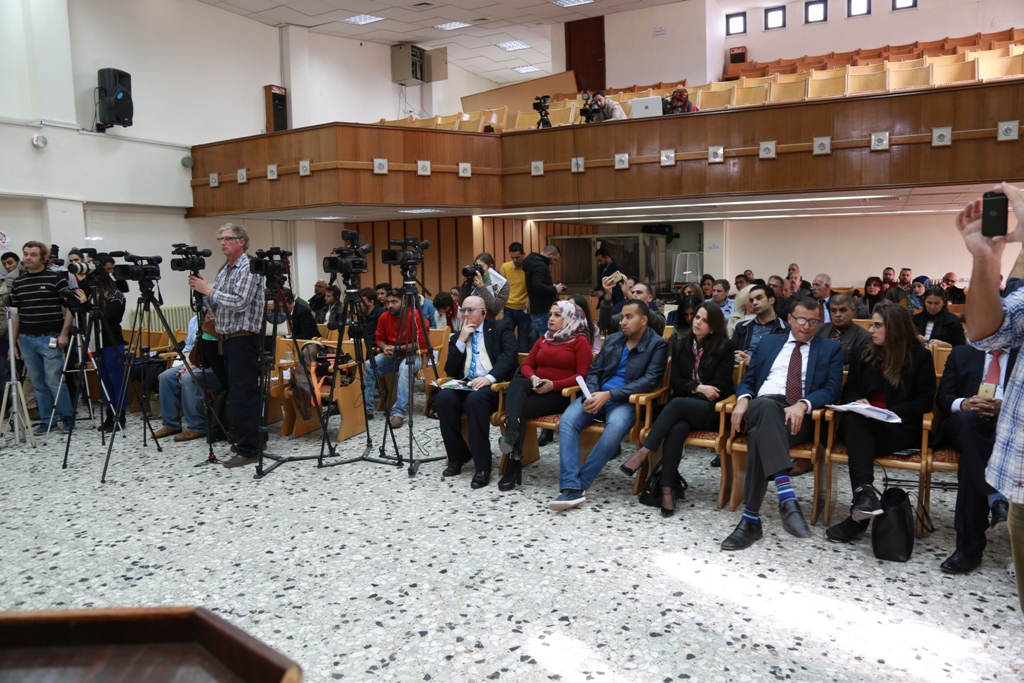 مؤتمر صحفي خاص بإحتفالات أعياد الميلاد المجيدة في دار بلدية بيت لحم