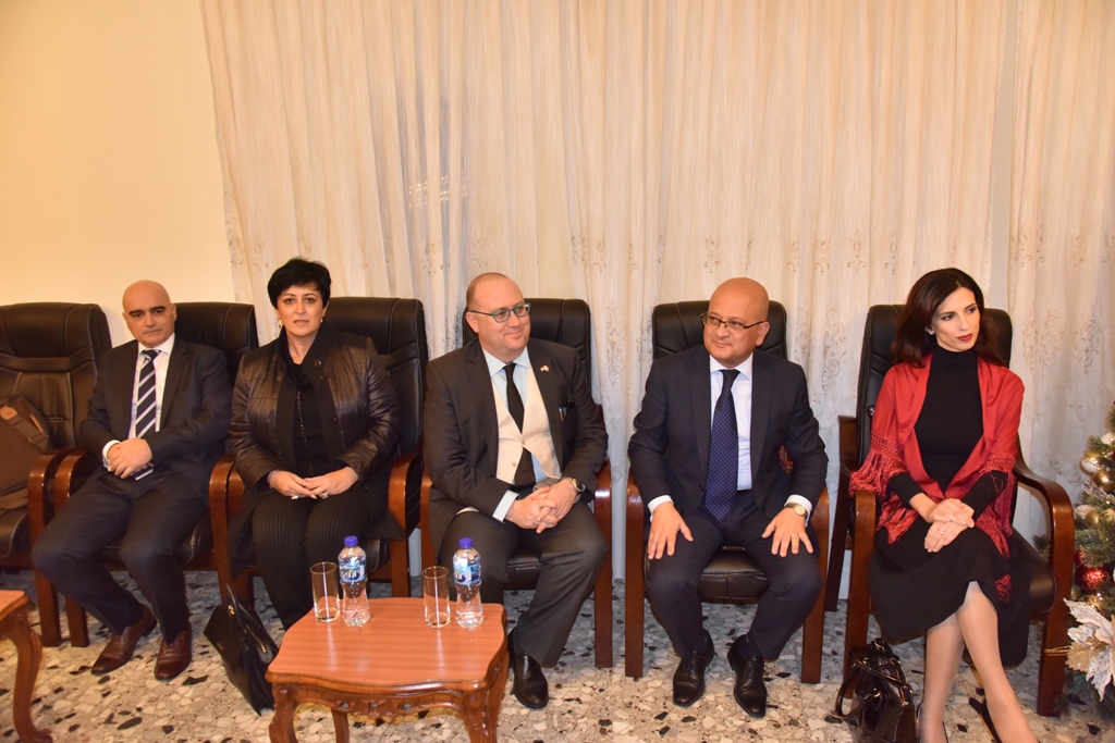 رئيس وأعضاء مجلس بلدية بيت لحم يستقبلون وفداً مالطياً رفيع المستوى يترأسه وزير العدل والثقافة والحكم المحلي المالطي