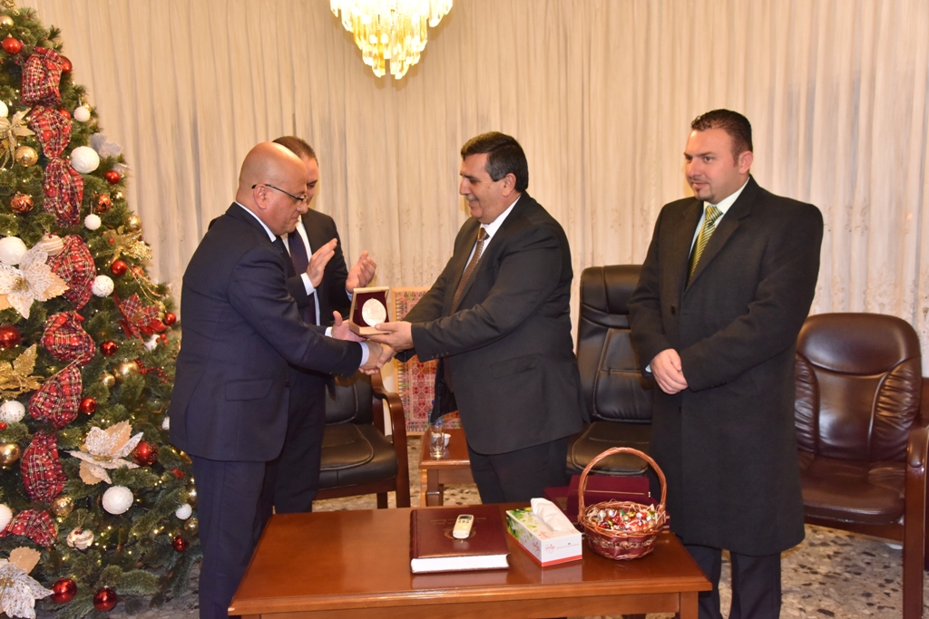 رئيس وأعضاء مجلس بلدية بيت لحم يستقبلون وفداً مالطياً رفيع المستوى يترأسه وزير العدل والثقافة والحكم المحلي المالطي