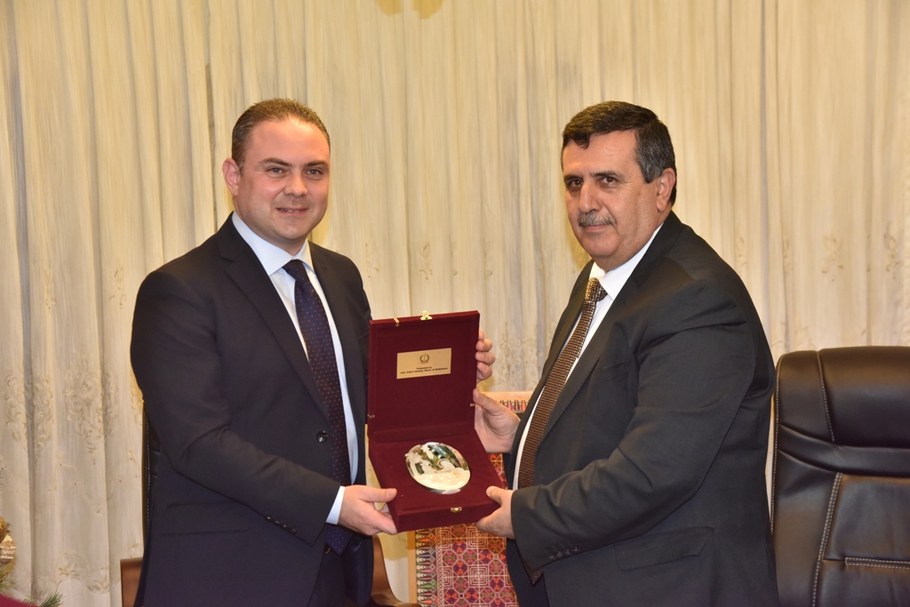 رئيس وأعضاء مجلس بلدية بيت لحم يستقبلون وفداً مالطياً رفيع المستوى يترأسه وزير العدل والثقافة والحكم المحلي المالطي