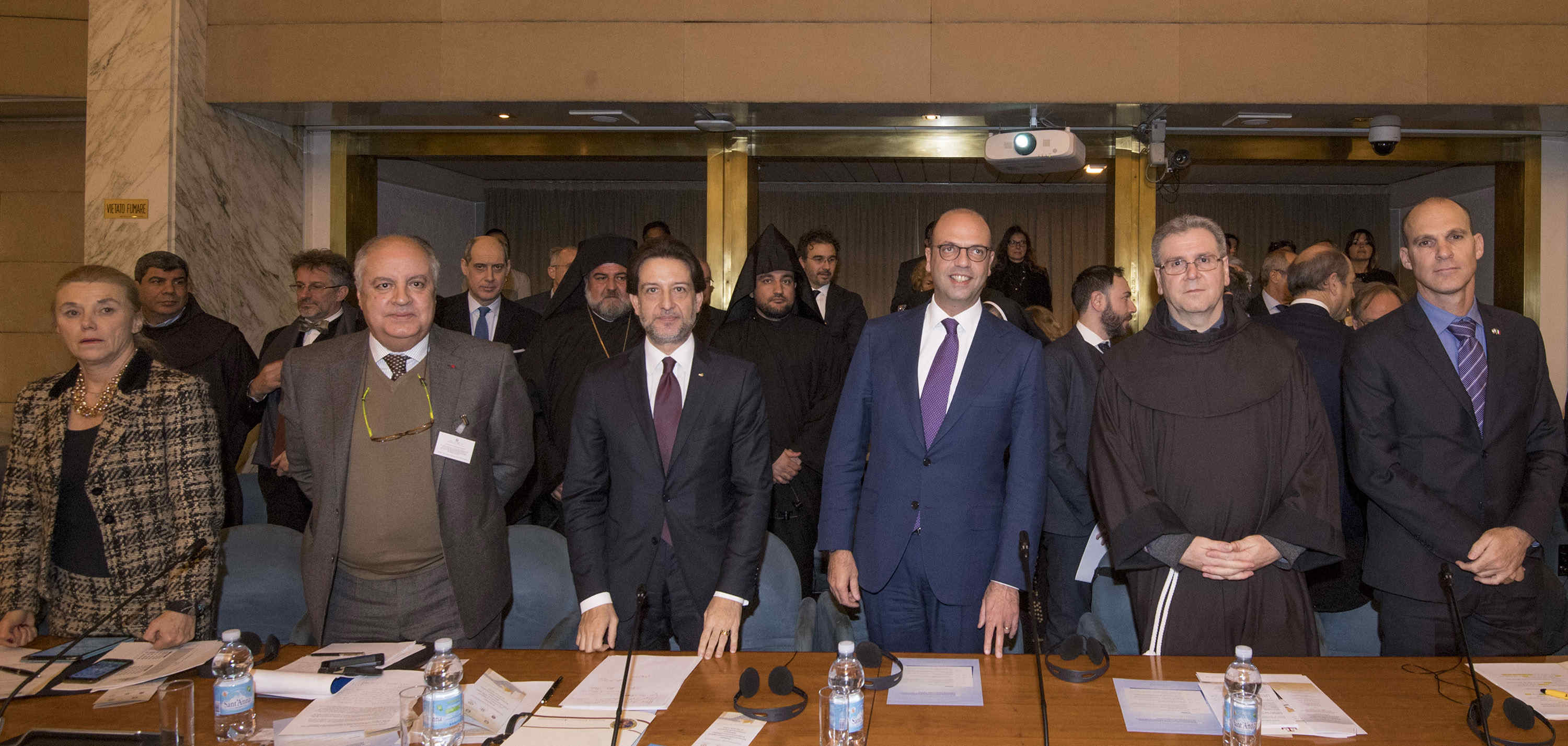  رئيس بلدية بيت لحم يشارك في المؤتمر الدولي في روما: "الحوار بين الثقافات والأديان لتعزيز السلام: 800 عام على وجود الفرنسيسكان في الأرض المقدسة"