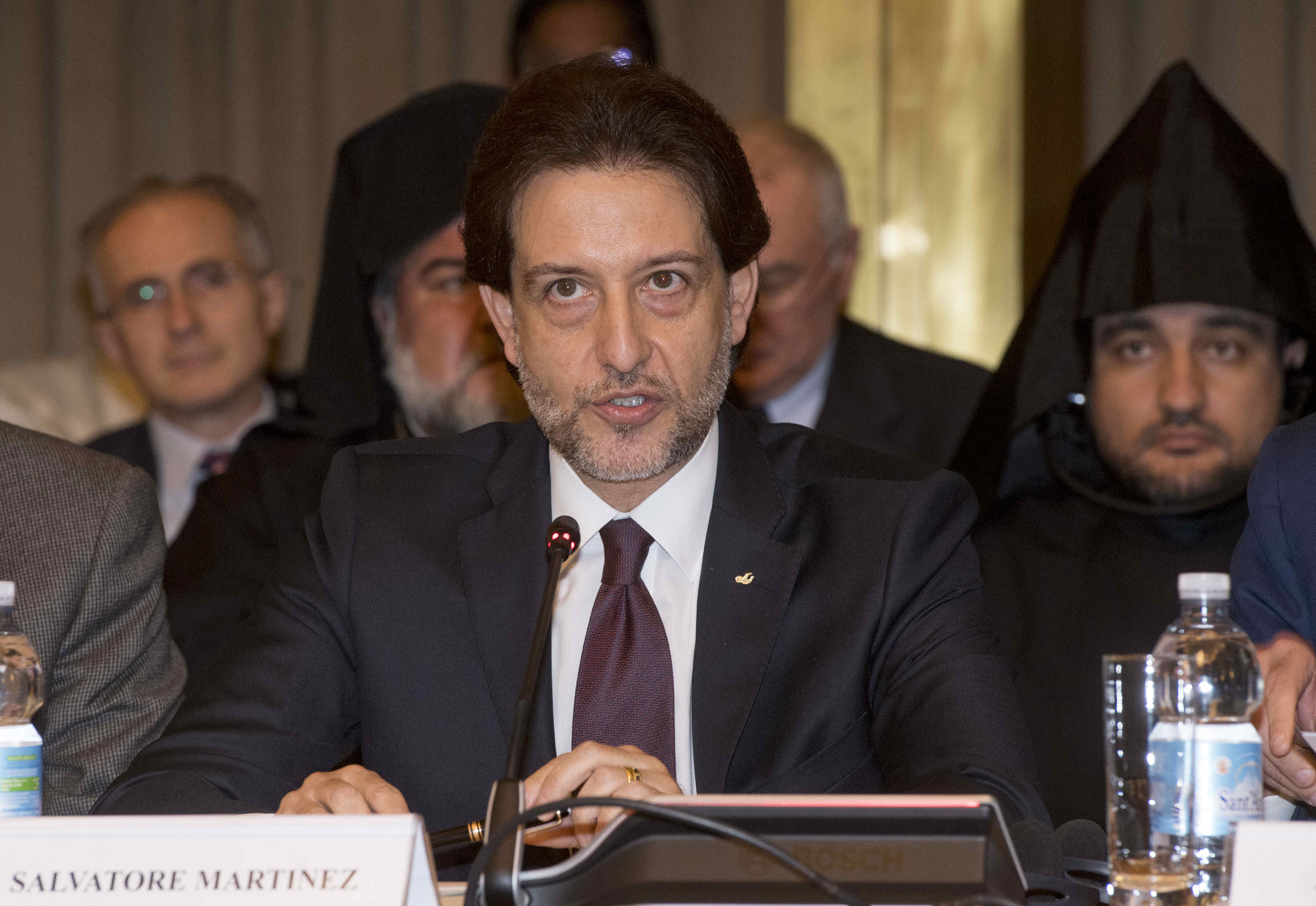  رئيس بلدية بيت لحم يشارك في المؤتمر الدولي في روما: "الحوار بين الثقافات والأديان لتعزيز السلام: 800 عام على وجود الفرنسيسكان في الأرض المقدسة"